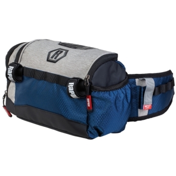 Сумка поясная RAPALA CountDown Hip Pack цвет Синий / Серый в интернет магазине Rybaki.ru
