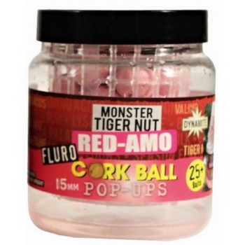Бойл плавающий DYNAMITE BAITS 15 мм Pink Red-Amo Fluro Cork Ball в интернет магазине Rybaki.ru