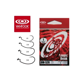 Крючок офсетный VANFOOK DM 52R № 1 (6 шт.)