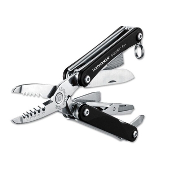 Мультитул LEATHERMAN Squirt ES4 черный