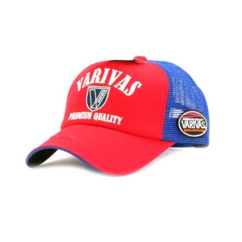 Кепка VARIVAS VAC-31 Cotton Half Mesh Cap цв. Red/ Navy
