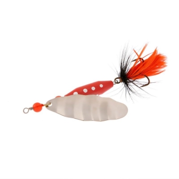 Блесна вращающаяся NORSTREAM Marble Fly № 2 7 г цв. silver black / orange fly в интернет магазине Rybaki.ru