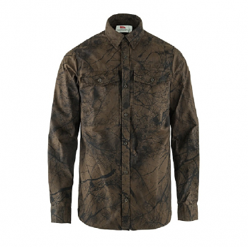 Рубашка FJALLRAVEN Varmland G-1000 Shirt M цвет Dark Olive Camo