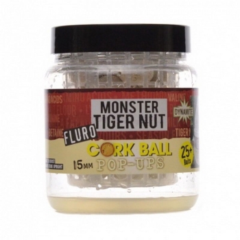 Бойл плавающий DYNAMITE BAITS 15 мм White Monster Tiger Nut Fluro Cork Ball в интернет магазине Rybaki.ru