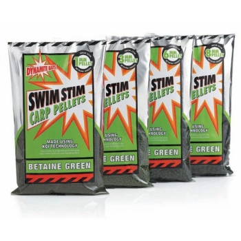 Пеллетс DYNAMITE BAITS Swim Stim Betaine 3 мм зелёный в интернет магазине Rybaki.ru