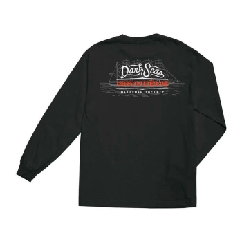 Толстовка GRUNDENS Dark Seas X Grundens Historic T-Shirt цвет Black в интернет магазине Rybaki.ru