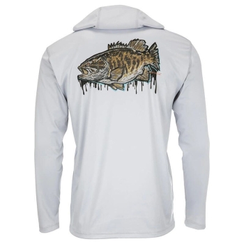 Термокофта SIMMS Tech Hoody - Artist Series цвет Smallie/Sterling
