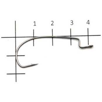 Крючок офсетный DECOY Worm 9 № 1 (9 шт.) в интернет магазине Rybaki.ru