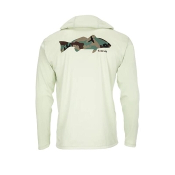 Термокофта SIMMS Tech Hoody - Artist Series цвет Redfish Woodland Camo/Light Green