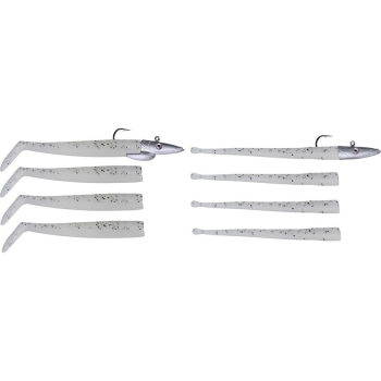 Набор приманок SAVAGE GEAR Mini Sandeel Kit (10 шт.)(1+1+4+4) цв. Glow