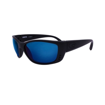 Очки COSTA DEL MAR Fisch 580 GLS р. XL цв. Blackout цв. ст. Blue Mirror в интернет магазине Rybaki.ru