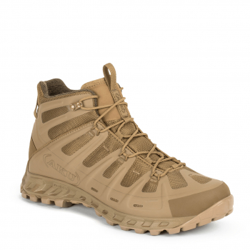 Ботинки треккинговые AKU Selvatica Tactical Mid GTX цвет Coyote в интернет магазине Rybaki.ru