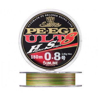 Плетенка SUNLINE SM PE EGI ULT HS8 180 м 0,148 мм в интернет магазине Rybaki.ru