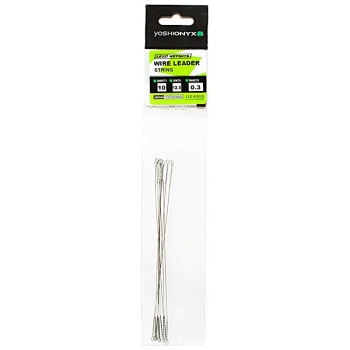 Поводок YOSHI ONYX Wire Leader String (струна) 0,275 мм 10 см (10 шт.) в интернет магазине Rybaki.ru