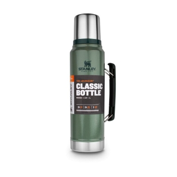 Термос STANLEY Classic 1 л (тепло 24 ч / холод 24 ч) цв. тёмно-зелёный в интернет магазине Rybaki.ru