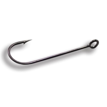 Крючок одинарный CRAZY FISH Round Bent Joint Hook № 1 (10 шт.) в интернет магазине Rybaki.ru