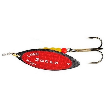 Блесна вращающаяся MEPPS Aglia Long Redbo № 0 цв. Black