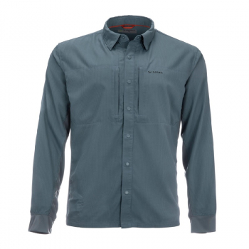 Рубашка SIMMS Bugstopper Intruder BiComp LS Shirt '21 цвет Storm в интернет магазине Rybaki.ru