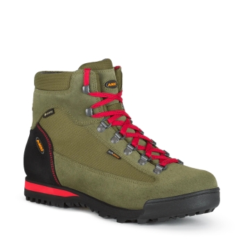 Ботинки треккинговые AKU WS Slope Micro GTX цвет Military Green / Red
