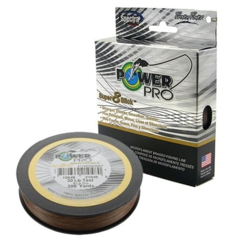 Плетенка POWER PRO Super 8 Slick 135 м цв. Brown (Коричневый) 0,13 мм в интернет магазине Rybaki.ru