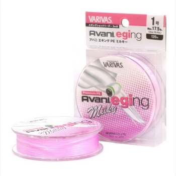 Плетенка VARIVAS Avani Eging PE 120 м цв. Белый/синий/салатовый # 0,6 в интернет магазине Rybaki.ru