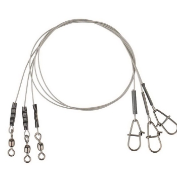 Поводок SAVAGE GEAR Carbon49 Trace 30 см 0,48 мм 11 кг Swivel/Needle Snap (3 шт.) в интернет магазине Rybaki.ru