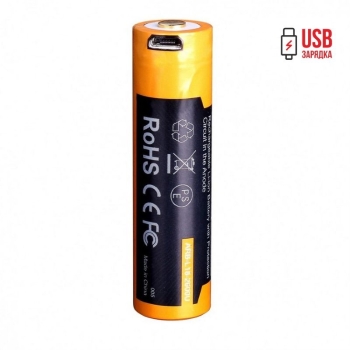 Аккумулятор FENIX ARB-L18-2600U 18650 Li-ion USB в интернет магазине Rybaki.ru
