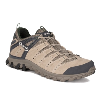 Ботинки треккинговые AKU Alterra Lite GTX цвет Sand / Green в интернет магазине Rybaki.ru