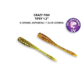 Слаг CRAZY FISH Tipsy 1,2