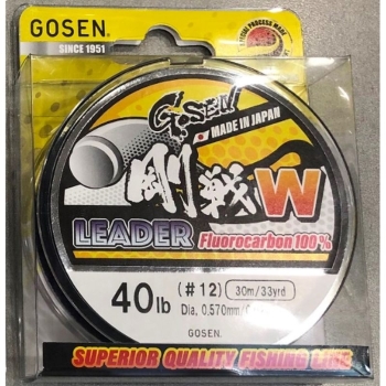 Флюорокарбон GOSEN Fluoro Carbon 100% W Leader 30 м № 10 в интернет магазине Rybaki.ru