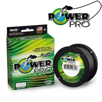 Плетенка POWER PRO Moss Green 1370 м 0,1 мм в интернет магазине Rybaki.ru