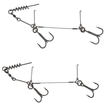 Оснастка SAVAGE GEAR 1x7 TI Corkscrew Stinger 2 кр. № 1/0