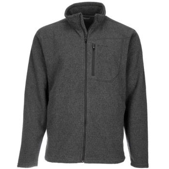 Пуловер SIMMS Rivershed Full Zip '20 цвет Carbon в интернет магазине Rybaki.ru