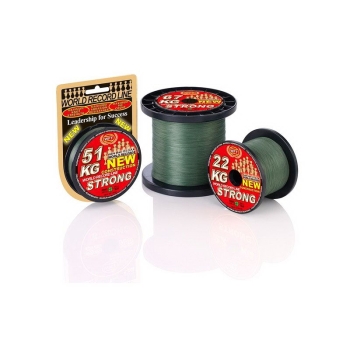 Плетенка WFT Strong New Green 300 м 0,12 мм цв. Зеленый в интернет магазине Rybaki.ru