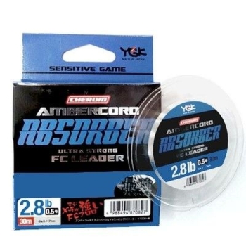 Флюорокарбон YGK Ambercord Absorber FC LEADER 30 м # 0,8 в интернет магазине Rybaki.ru