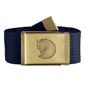 Ремень FJALLRAVEN Canvas Brass Belt 4 cm цвет 633 Dark Olive в интернет магазине Rybaki.ru