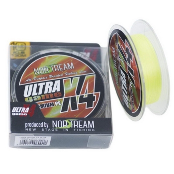Плетенка NORSTREAM Ultra game 4x #2 цв. fluo yellow в интернет магазине Rybaki.ru