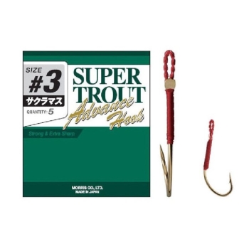 Крючок подвесной VARIVAS Super Trout Advance Hook № 3 (5 шт.) в интернет магазине Rybaki.ru