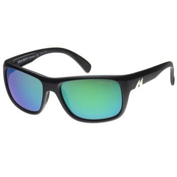 Очки солнцезащитные MAKO Apex цв. Matt Black цв. стекла Glass Rose HD Green Mirror