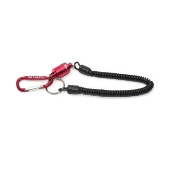 Ретривер магнитный NAMAZU Magnet Lock, цилиндр, цв. красный в интернет магазине Rybaki.ru