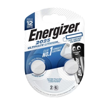 Батарейка ENERGIZER Ultimate Lithium CR2025 FSB2 (2 шт.) в интернет магазине Rybaki.ru