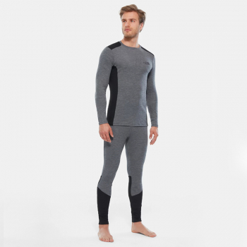 Кальсоны THE NORTH FACE Men's Easy Tights цвет Серый / черный в интернет магазине Rybaki.ru