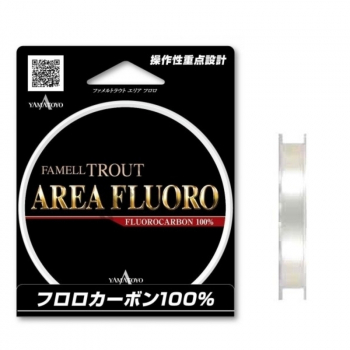 Флюорокарбон YAMATOYO Trout Area Fluoro, #0.6, 100 м, прозрачный в интернет магазине Rybaki.ru