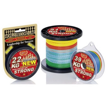 Плетенка WFT Strong цв. Multicolor 300 м 0,32 мм в интернет магазине Rybaki.ru