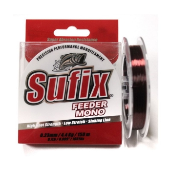 Леска SUFIX Feeder Mono цв. красный 150 м 0,14 мм 1,9 кг в интернет магазине Rybaki.ru