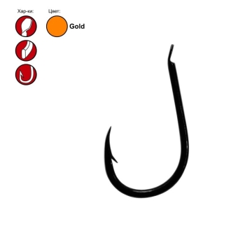 Крючок одинарный GAMAKATSU G-BAIT CORN (10 шт.) № 12 в интернет магазине Rybaki.ru