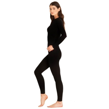 Комплект термобелья DR.WOOL Wool Aeroeffect Woman цвет Black