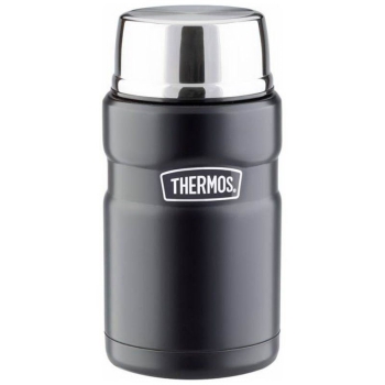 Термос THERMOS SK 3020 BK Matt Black для еды с ложкой (тепло 10 ч/ холод 12 ч) 0,71 л цв. Чёрный