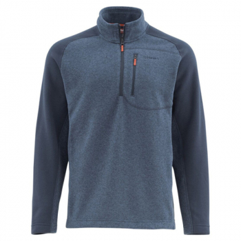 Пуловер SIMMS Rivershed Sweater Quarter Zip '20 цвет Dark Moon