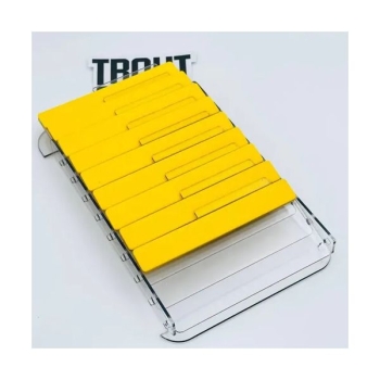 Картотека для ящиков TROUT-ARENA для Meiho 7070/7070N и 7055/7055N цв. Желтый в интернет магазине Rybaki.ru
